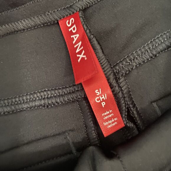 Spanx PBP Hi Rise Flare Ponte Knit Pants Black Size Small - Picture 5 of 12